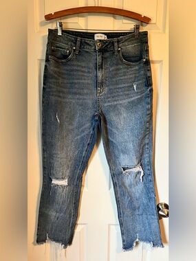 True Craft High Rise Slim Crop Jeans
